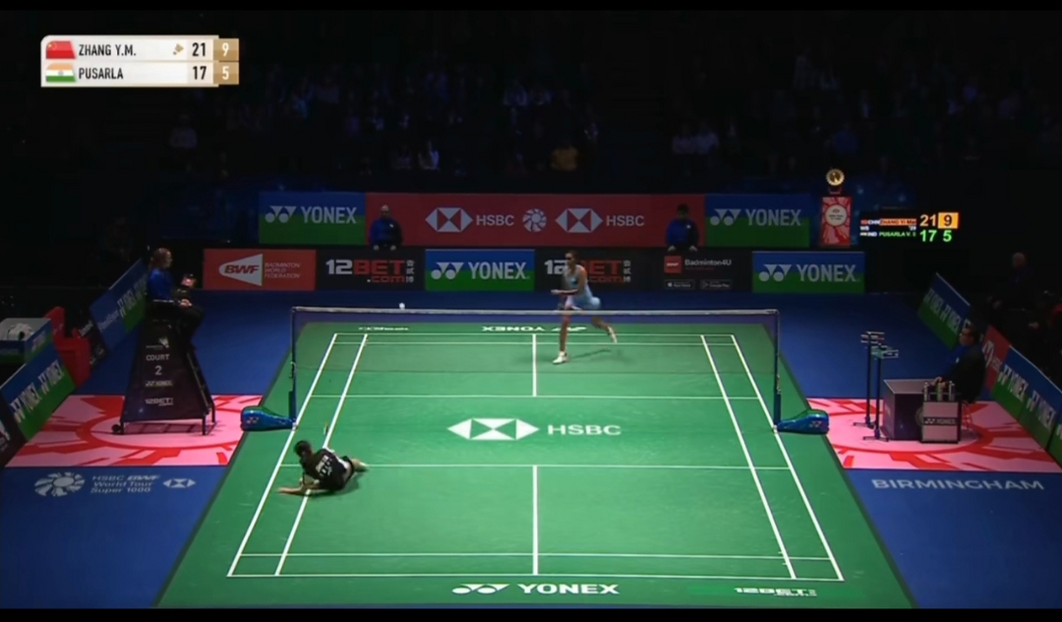 韩国羽毛球队翻盘中国羽毛球队，辛杜惊艳世界